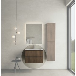 CODE 70 függesztett alsószekrény, Brown Oak szín, fekete fogantyú 70x46x50 ( 20 20 22 07 00 86)