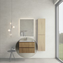 CODE 70 függesztett alsószekrény, Honey Oak szín, fekete fogantyú 70x46x50 (20 20 22 07 00 85)