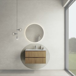 CODE 80 függesztett alsószekrény, Honey Oak szín, fekete fogantyú 80x46x50 (20 20 22 08 00 85)