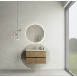 CODE 80 függesztett alsószekrény, Honey Oak szín, fekete fogantyú 80x46x50 (20 20 22 08 00 85)