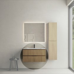 CODE 90 függesztett alsószekrény, Honey Oak szín, fekete fogantyú 90x46x50 (20 20 22 09 00 85)