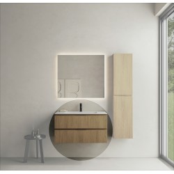 CODE 90 függesztett alsószekrény, Honey Oak szín, fekete fogantyú 90x46x50 (20 20 22 09 00 85)