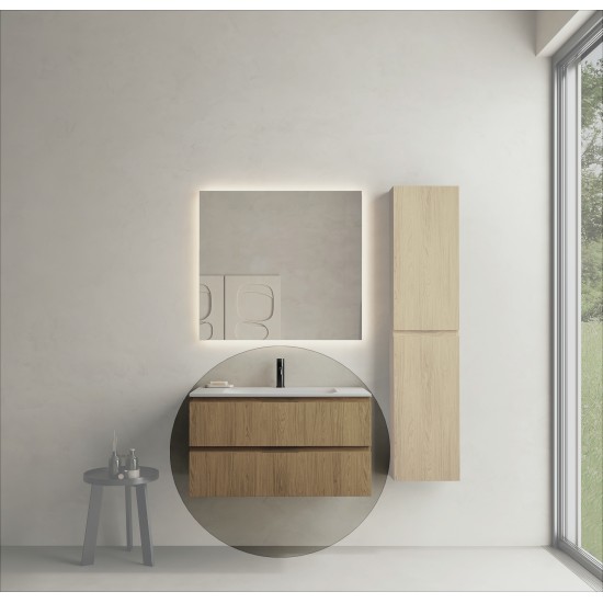 CODE 90 függesztett alsószekrény, Honey Oak szín, fekete fogantyú 90x46x50 (20 20 22 09 00 85)