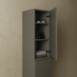 CODE 160 jobbos fali szekrény, Dark Taupe szín, fekete fogantyú 160x35x35 (20 50 02 16 12 74)