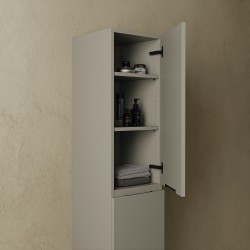 CODE 160 jobbos fali szekrény, Light Taupe szín, fekete fogantyú 160x35x35 (20 50 02 16 12 75)