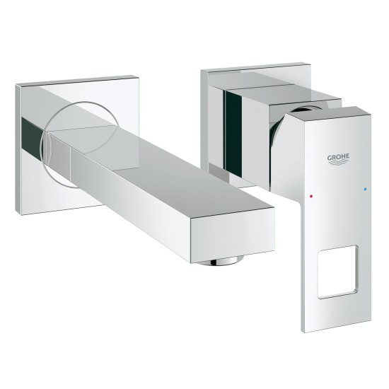 Grohe Eurocube kétlyukas, fali, egykaros mosdó csaptelep (19895000)