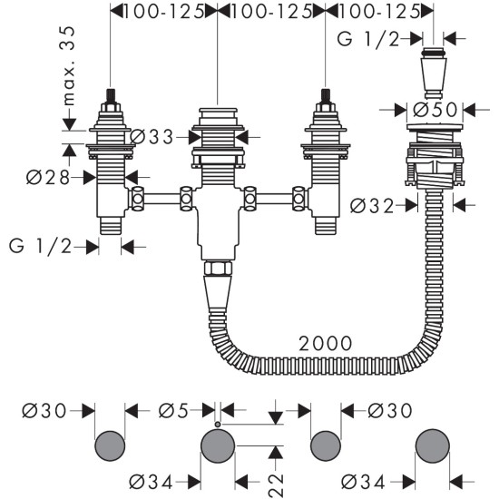 Hansgrohe alaptest (13244180-HG)