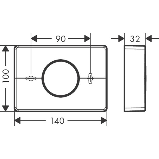 Hansgrohe AddStoris matt fekete szemeteszsák adagoló (41773670-HG)
