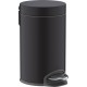 Hansgrohe AddStoris matt fekete szemeteskuka, pedálos (41775670-HG)