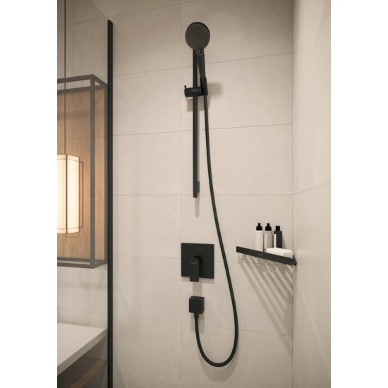 Hansgrohe AddStoris Q matt fekete rácsos sarokpolc (41741670-HG)