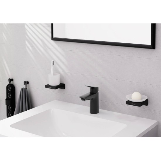 Hansgrohe AddStoris Q matt fekete akasztó (41742670-HG)