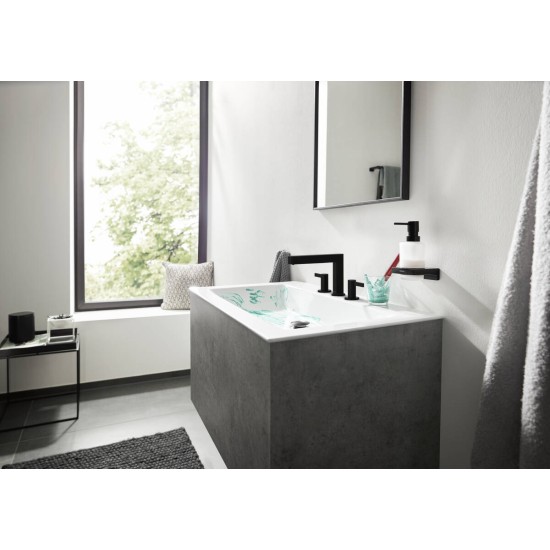 Hansgrohe AddStoris Q matt fekete folyékonyszappan-adagoló (41745670-HG)