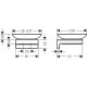 Hansgrohe AddStoris Q szappantartó (41746000-HG)