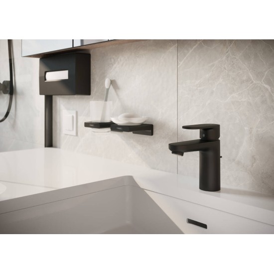 Hansgrohe AddStoris Q matt fekete szappantartó (41746670-HG)