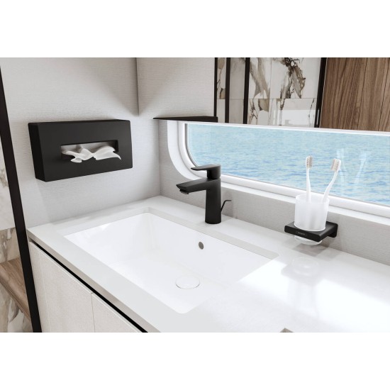 Hansgrohe AddStoris Q matt fekete fogkefetartó (41749670-HG)