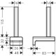 Hansgrohe AddStoris Q tartalék wc-papír tartó (41756000-HG)