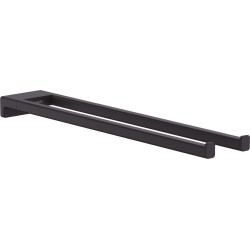 Hansgrohe AddStoris Q matt fekete kétrészes törölközőtartó (41770670-HG)