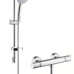 Hansgrohe Croma 100 Vario/Comfort Combi zuhanyszett termosztátos zuhany csapteleppel (27032000-HG)