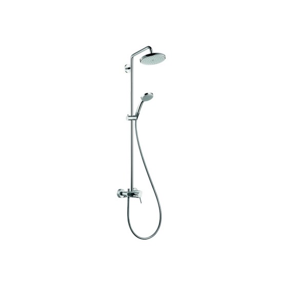 Hansgrohe Croma 220 1 Jet Showerpipe zuhanyrendszer egykaros csapteleppel (27222000-HG)