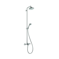 Hansgrohe Croma 220 1 Jet Showerpipe termosztátos zuhanyrendszer kádhoz (27223000-HG)