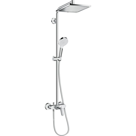 Hansgrohe Crometta E 240 1 Jet Showerpipe zuhanyrendszer egykaros csapteleppel (27284000-HG)