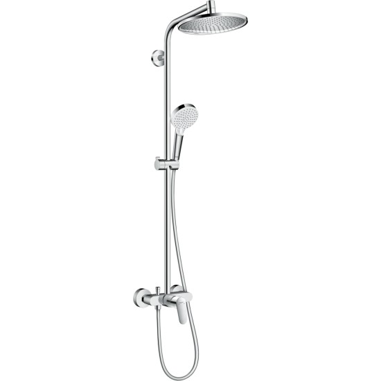 Hansgrohe Crometta S 240 1 Jet Showerpipe zuhanyrendszer egykaros csapteleppel (27269000-HG)