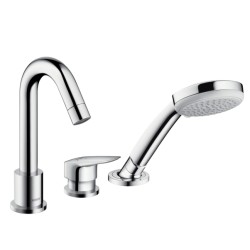 Hansgrohe Logis 3 lyukas kádperemre szerelhető kádcsaptelep (71310000-HG)