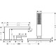 Hansgrohe Tecturis E 3 lyukas kádtöltő-és zuhany csaptelep (73443000-HG)