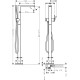 Hansgrohe Tecturis E szabadon álló kádtöltő-és zuhany csaptelep (73445000-HG)