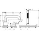 Hansgrohe Tecturis S 3 lyukas kádtöltő-és zuhany csaptelep (73447000-HG)