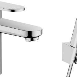 Hansgrohe Vernis Blend 100 mosdó csaptelep, bidé zuhannyal (71215000-HG)