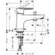Hansgrohe Vernis Blend Monotrou kádperemre szerelhető kádtöltő-és zuhany csaptelep (71444000-HG)