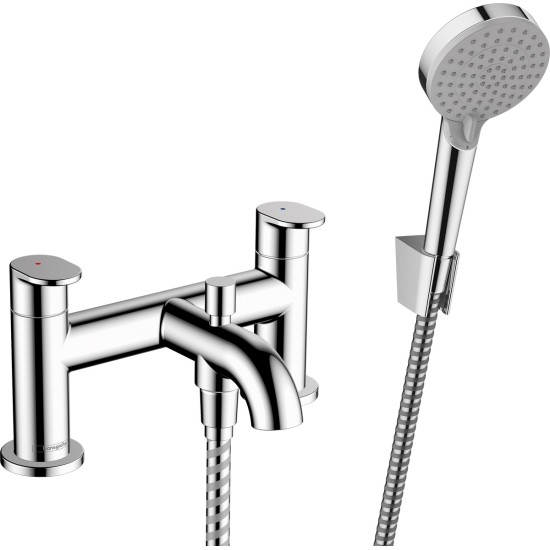 Hansgrohe Vernis Blend 2 lyukas kádperemre szerelhető kádtöltő-és zuhany csaptelep (71461000-HG)