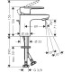 Hansgrohe Vernis Blend 70 mosdó csaptelep (71584000-HG)