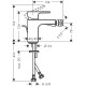 Hansgrohe Vernis Shape bidé csaptelep (71211000-HG)