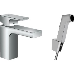 Hansgrohe Vernis Shape 100 mosdó csaptelep, bidé zuhannyal (71216000-HG)