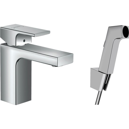 Hansgrohe Vernis Shape 100 mosdó csaptelep, bidé zuhannyal (71216000-HG)