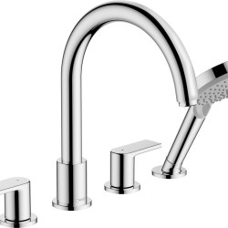 Hansgrohe Vernis Shape 4 lyukas kádtöltő-és zuhany csaptelep (71459000-HG)