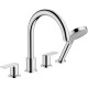 Hansgrohe Vernis Shape 4 lyukas kádtöltő-és zuhany csaptelep (71459000-HG)