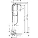 Hansgrohe Vivenis szabadon álló kádtöltő-és zuhany csaptelep (75445000-HG)