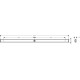Hansgrohe WallStoris 70 cm-es matt fekete, fali tartósín (27904670-HG)
