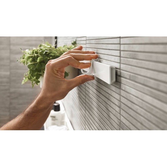 Hansgrohe WallStoris matt fekete, széles akasztó pár (27914670-HG)