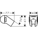 Hansgrohe WallStoris matt fekete zuhanytartó (27917670-HG)