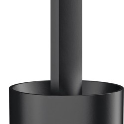 Hansgrohe WallStoris matt fekete WC-kefe tartó (27927670-HG)