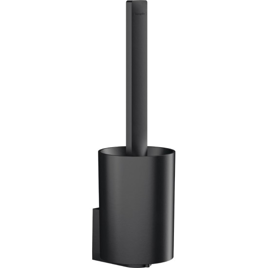 Hansgrohe WallStoris matt fekete WC-kefe tartó (27927670-HG)