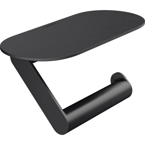 Hansgrohe WallStoris matt fekete polcos WC-papír tartó (27928670-HG)