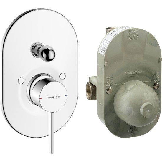 Hansgrohe Zesis S falba építhető kád-és zuhany csaptelep szett (74418000-HG)