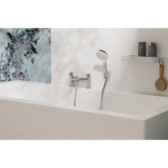 Hansgrohe Zesis S 2 lyukas kádperemre szerelhető kádtöltő-és zuhany csaptelep (74424000-HG)