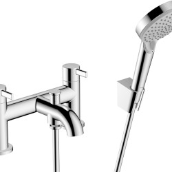 Hansgrohe Zesis S 2 lyukas kádperemre szerelhető kádtöltő-és zuhany csaptelep (74424000-HG)