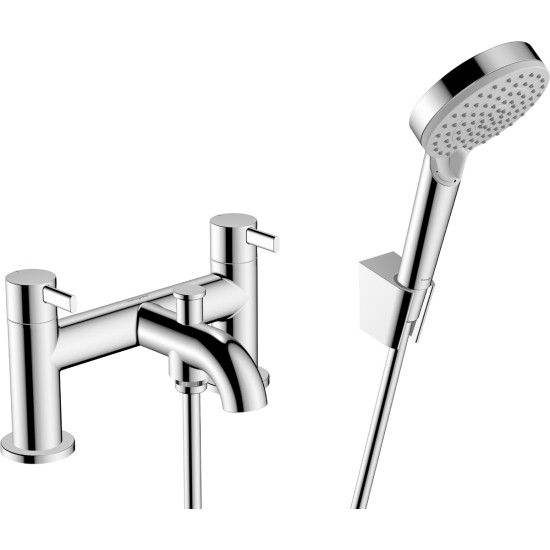 Hansgrohe Zesis S 2 lyukas kádperemre szerelhető kádtöltő-és zuhany csaptelep (74424000-HG)
